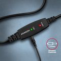 AXAGON ADR-210B, USB 2.0 A-M -> B-M aktivní propojovací / repeater kabel, 10m Kabel, propojovací, aktivný, USB 2.0, zástrčka A, zástrčka B, 10m, čierny