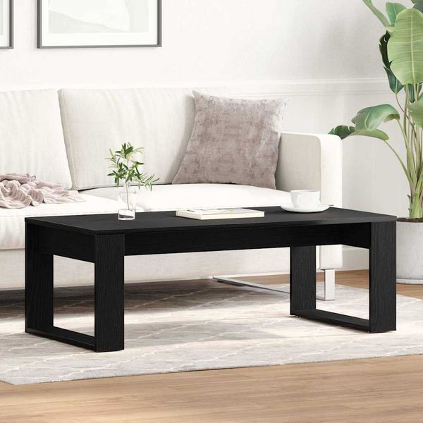 vidaXL Konferenčný stolík Čierny dub 102 x 50 x 35 cm Kompozitné drevo
