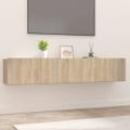 vidaXL TV skrinky 2 ks dub sonoma 80x30x30cm kompozitné drevo