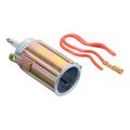 Auto zásuvka Compass 07400 12/24V vstavaná kovová