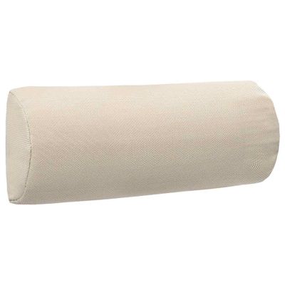 vidaXL Opierka hlavy na ležadlo krémová 40x7,5x15 cm textilén