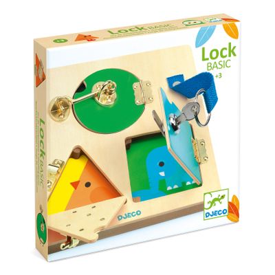 Doska so zámkami Lock BASIC (prvá edukatívna hračka)