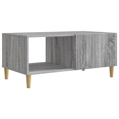 vidaXL Konferenčný stolík Sivá sonoma 90 x 50 x 40 cm Kompozitné drevo