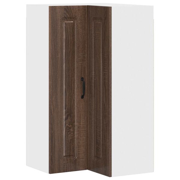 vidaXL Dvierka na umývačku Kalmar Hnedý dub 57 x 57 x 100 cm