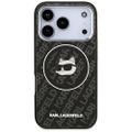 Puzdro Karl Lagerfeld IML Choupette Head Logo MagSafe pre iPhone 17 Pro Max čierne