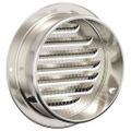 vidaXL Kryty vzduchových ventilátorov 4 ks Strieborná 125 mm