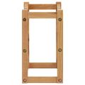 vidaXL Stojan na víno pre 12 fliaš 47x21x36 cm masívne dubové drevo