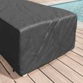 vidaXL Pokrývka na ležadlá Jednofarebný Čierna 74 x 210 x 40 cm látka