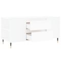 vidaXL Konferenčný stolík biely 102x44,5x50 cm kompozitné drevo
