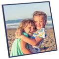 vidaXL Fotorámiky na stenu alebo stôl 5 ks modré 50x50 cm MDF