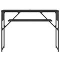 vidaXL Konferenčnýstolík Čierny dub Kompozitné drevo 105x30x75cm