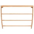 vidaXL Stojany na uteráky 60x25,5x49 cm masívny orech