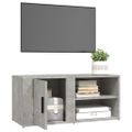 vidaXL TV skrinky 2ks betónovosivé 80x31,5x36 cm spracované drevo