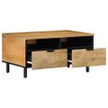 VidaXL Konferenčný stolík Hnedý 80x54x40 cm Masívne drevo Mango