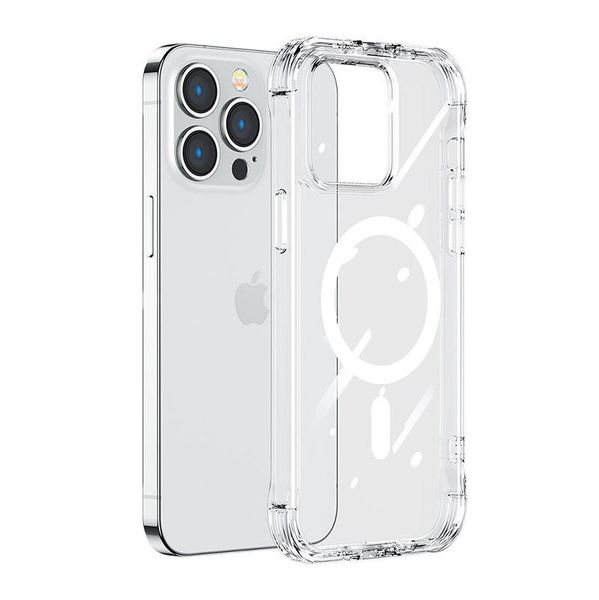 Joyroom JR-14H6 priehľadné magnetické puzdro pre iPhone 14 Pro