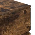 vidaXL Nočné skrinky s 3 zásuvkami 2 ks dymový dub 39x35x65 cm