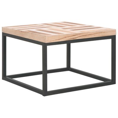 vidaXL Konferenčný stolík 50x50x33,5 cm masívne drevo