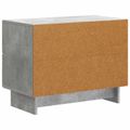 vidaXL Nočný stolík Betónovo sivá 62 x 34,5 x 47,5 cm Kompozitné drevo