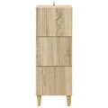 vidaXL Zásuvkový kabinet Dub sonoma 33 x 34,5 x 90 cm Kompozitné drevo