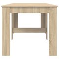vidaXL Jedálenský stôl 240 x 85 x 75 cm Kompozitné drevo Dub sonoma