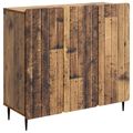 vidaXL Servírovacia skriňa Staré drevo 89 x 34,5 x 82 cm