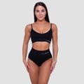 Nohavičky Highrise 2Pack Black - GymBeam, veľkosť L, veľkosť oblečenia L