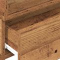 vidaXL Nástenný nočný stolík staré drevo 45x26x28,5 cm