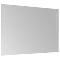 vidaXL Zrkadlo do kúpeľne s LED Priehľadná 70 x 50 cm tvrdené sklo