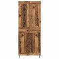 vidaXL Highboard 2 ks Staré drevo 69,5 x 34 x 180 cm Kompozitné drevo
