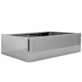 vidaXL Umývadlo 41x30x12 cm keramické strieborné