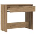 vidaXL Konzolový stolík dub artisan 89x41x76,5 cm kompozitné drevo
