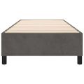 vidaXL Posteľný rám s boxspringom tmavosivá 80x200 cm zamat