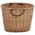 vidaXL Košík na palivové drevo s rúčkami 56x40x28 cm, prírodná vŕba