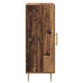 vidaXL Servírovacia skriňa Staré drevo 34 x 34.5 x 90 cm