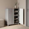 vidaXL Skrinka na topánky 73 x 38 x 87,5 cm Kompozitné drevo