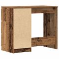 vidaXL Stôl Old Wood 90x45x76 cm Engineered Wood