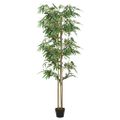 vidaXL Umelý bambusový strom 1520 listov 200 cm zelený