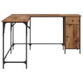 vidaXL Stôl Staré drevo Kompozitné drevo 141 x 141 x 75 cm