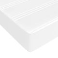 vidaXL Boxspring posteľ s matracom biela 140x200 cm umelá koža