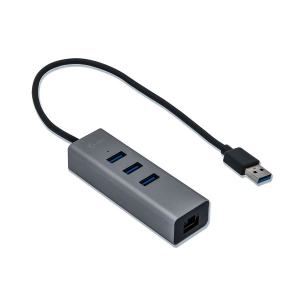 i-tec USB 3.0 Metal HUB 3 Port + Gigabit Ethernet