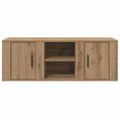 vidaXL TV skrinka 100 x 31,5 x 35 cm Remeselný dub Kompozitné drevo