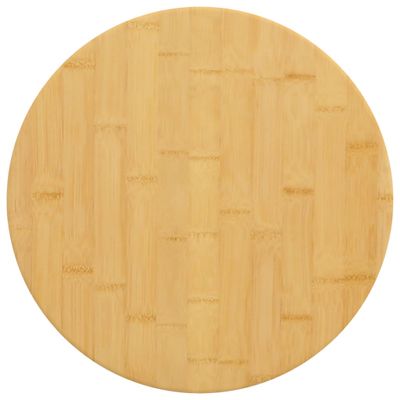 vidaXL Stolová doska Ø50x2,5 cm bambus