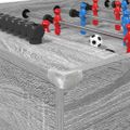 vidaXL Stolný futbal Sivá Sonoma 125 x 60,5 x 80 cm Kompozitné drevo