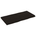 vidaXL Stolová doska tmavohnedá 120x60x(2-6)cm ošetrený masív hrany