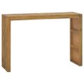 vidaXL Konzolový stolík 110x35x75 cm teakový masív