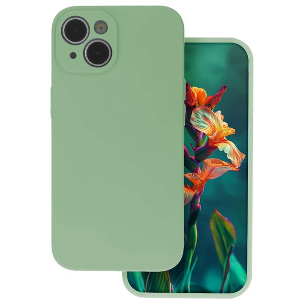 Silikónový kryt pre iPhone 17 6,3" pistáciový