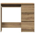vidaXL Stôl Artisan Dub 90x45x76 cm Konštruktérske drevo
