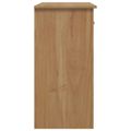 VidaXL Mikrovlnná skrinka PANAMA Medový vosk 99.5 x 44 x 86.5 cm
