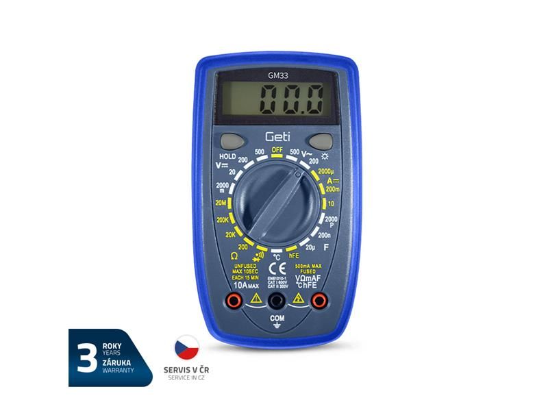 Multimeter GETI GM33A