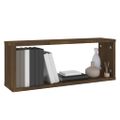 vidaXL Kockové police 6 ks hnedý dub 60x15x23 cm spracované drevo